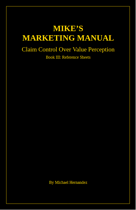 Mike's Marketing Manual: Core Bundle